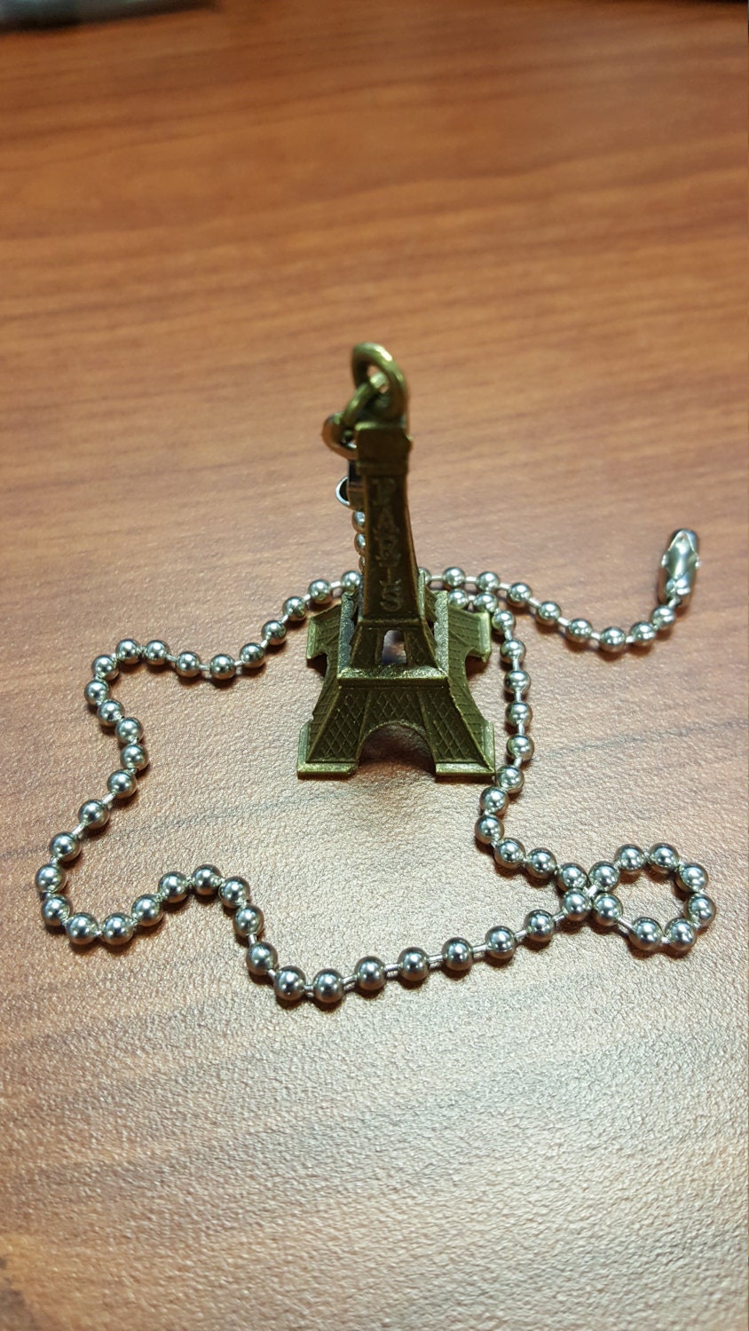 Set Of Two Eiffel Tower Paris France Ceiling Fan Light Kit Etsy