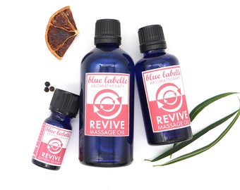 Revive Massage Oil: Natural Aromatherapy Muscle Rub