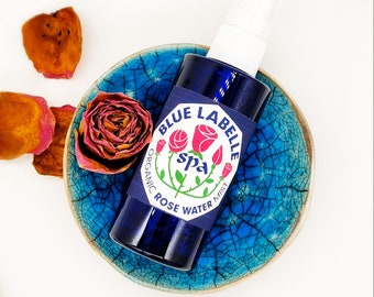 Organic Bulgarian Rose Water Mist: Hydrating Facial Toner