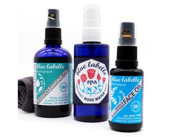 Vegan Skincare Kit: Organic Rejuvenate Set for Normal to Oily Skin