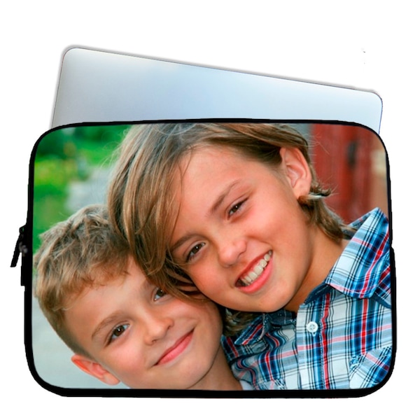 Photo Gift Tablet Device or Laptop Sleeve - 4 Sizes Available - Personalized Neoprene Bag for iPad, Kindle, Nook E-Reader