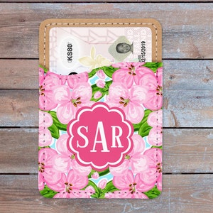 Cartera para teléfono móvil de cuero vegano de colección Preppy, Cartera para teléfono móvil, Regalos de diseño personalizados, Tarjeta de crédito de identificación para iPhone