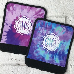 Tie Dye Design Luggage Finder - 24 Design Options - Neoprene Handle Wrap - Hippie Bohemian