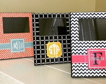 Personalized Picture Frame - Custom Pattern, Color, Monogram & More - Housewarming Gift, Birthday Gift, Photo Frame