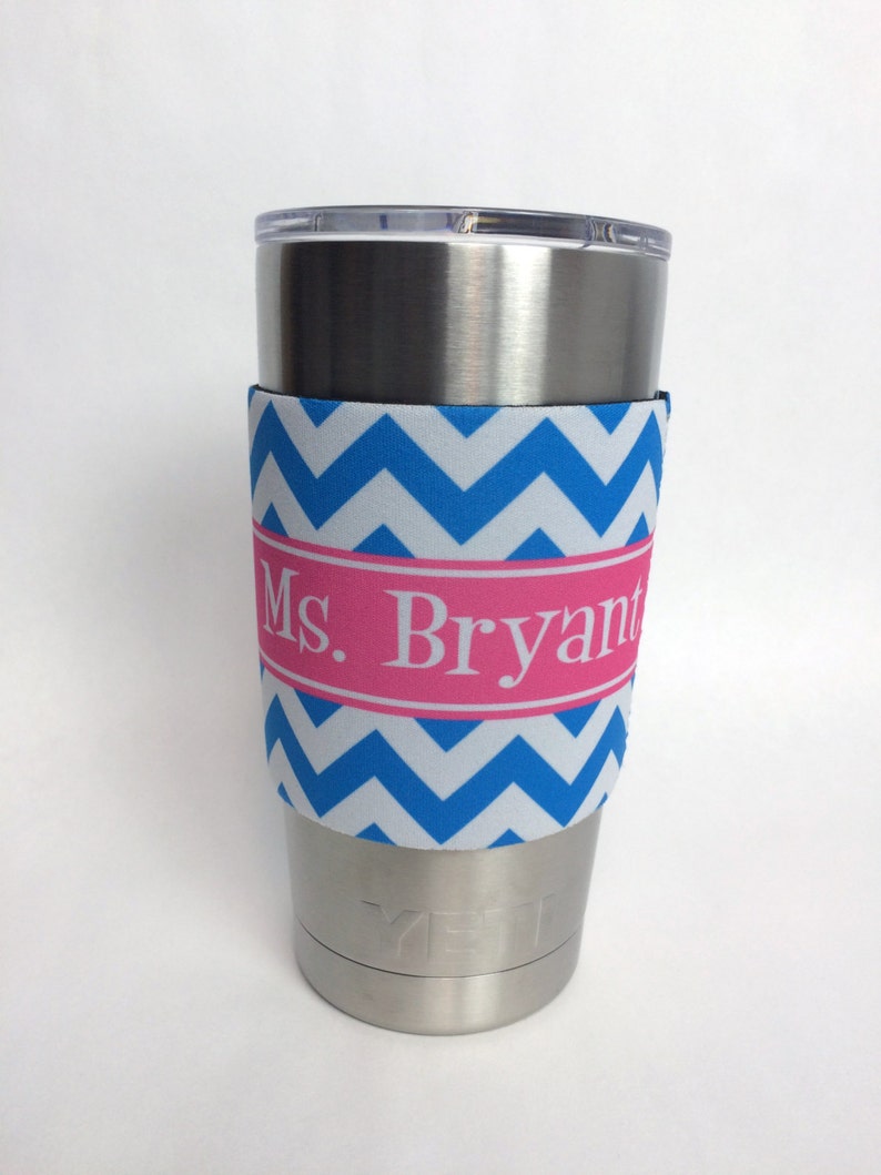 Personalized Neoprene Sleeve for Yeti Rambler 20oz Tumbler Etsy