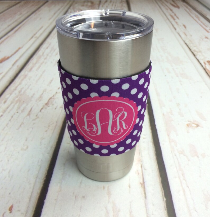 Personalized Neoprene Sleeve for Yeti Rambler 20oz Tumbler Etsy
