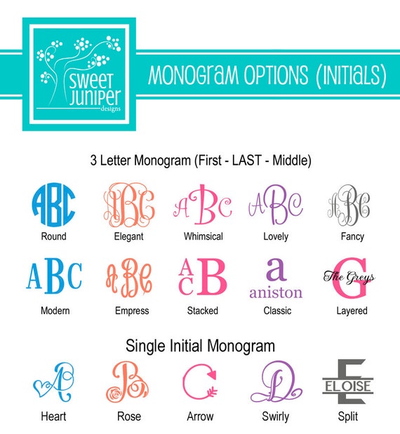 Monogram Script Initial Circle Door Hanger – Simply Adorable Creations