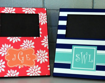 Monogram Custom Design Picture Frame - Custom Pattern, Color & More - Personalized Housewarming Gift, Birthday Gift, Photo Frame