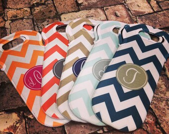 Personalized Wine Tote - Wine Bottle Bag with Handles - Custom Pattern, Color, Monogram & More - Full Image, Wine Totes