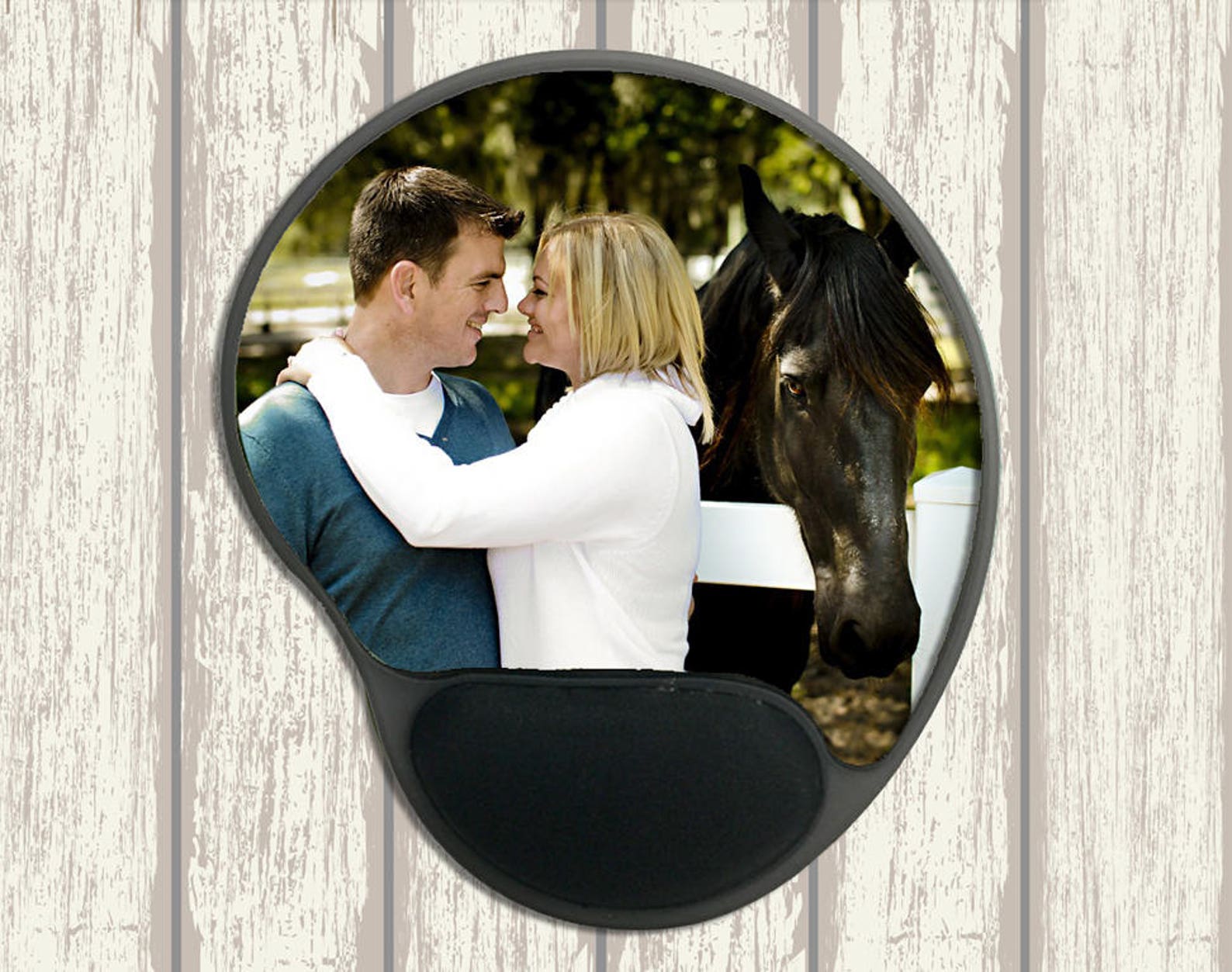 Photo Mouse Pad with Gel Wrist Rest Custom Picture Gift Etsy