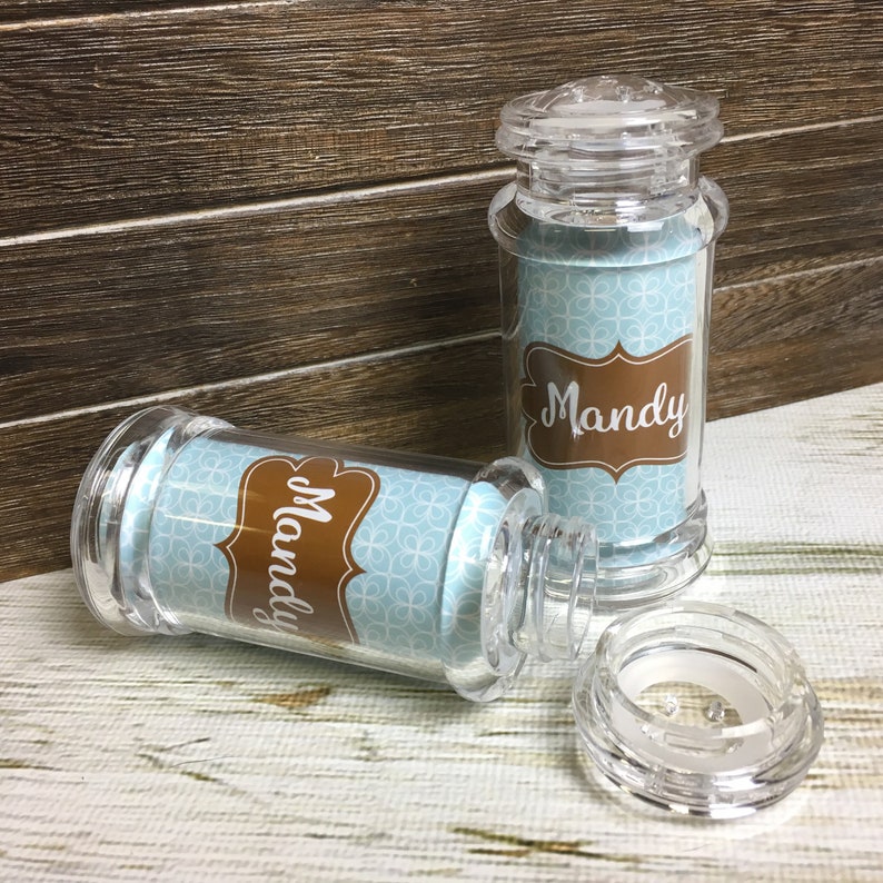 Salt and Pepper Shakers Personalized Acrylic Custom Etsy
