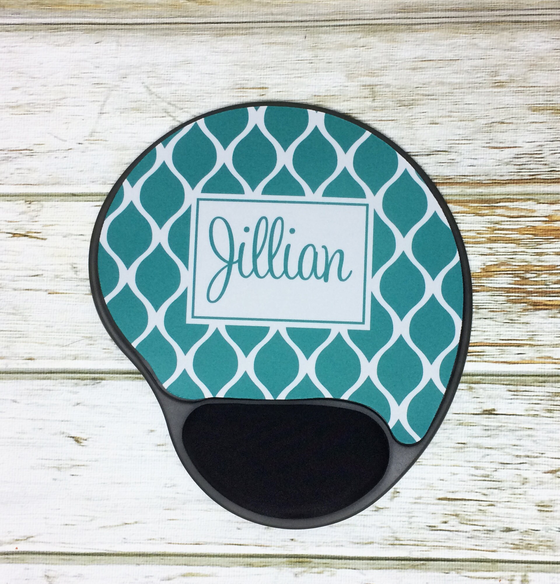 Custom Mouse Pad With Gel Wrist Rest Choice of Pattern Etsy