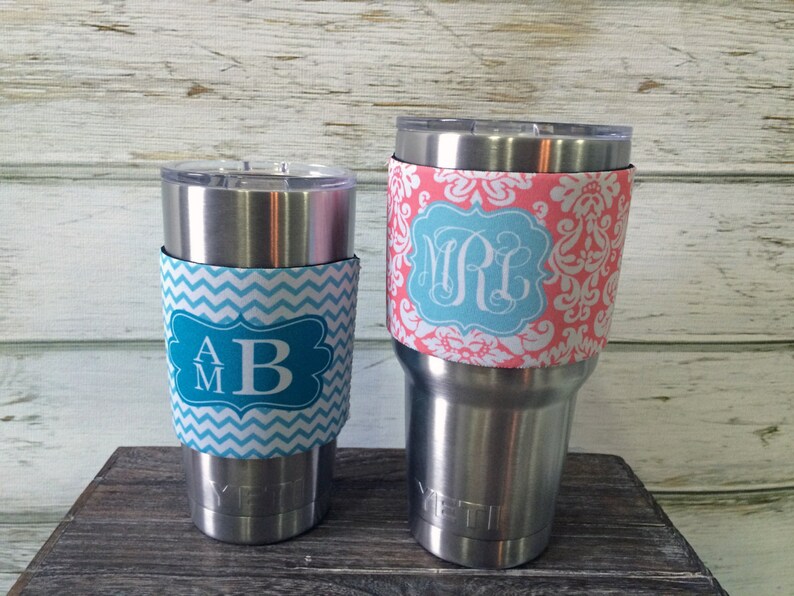 Custom Design Neoprene Sleeve for Yeti Rambler Tumbler 20oz or Etsy