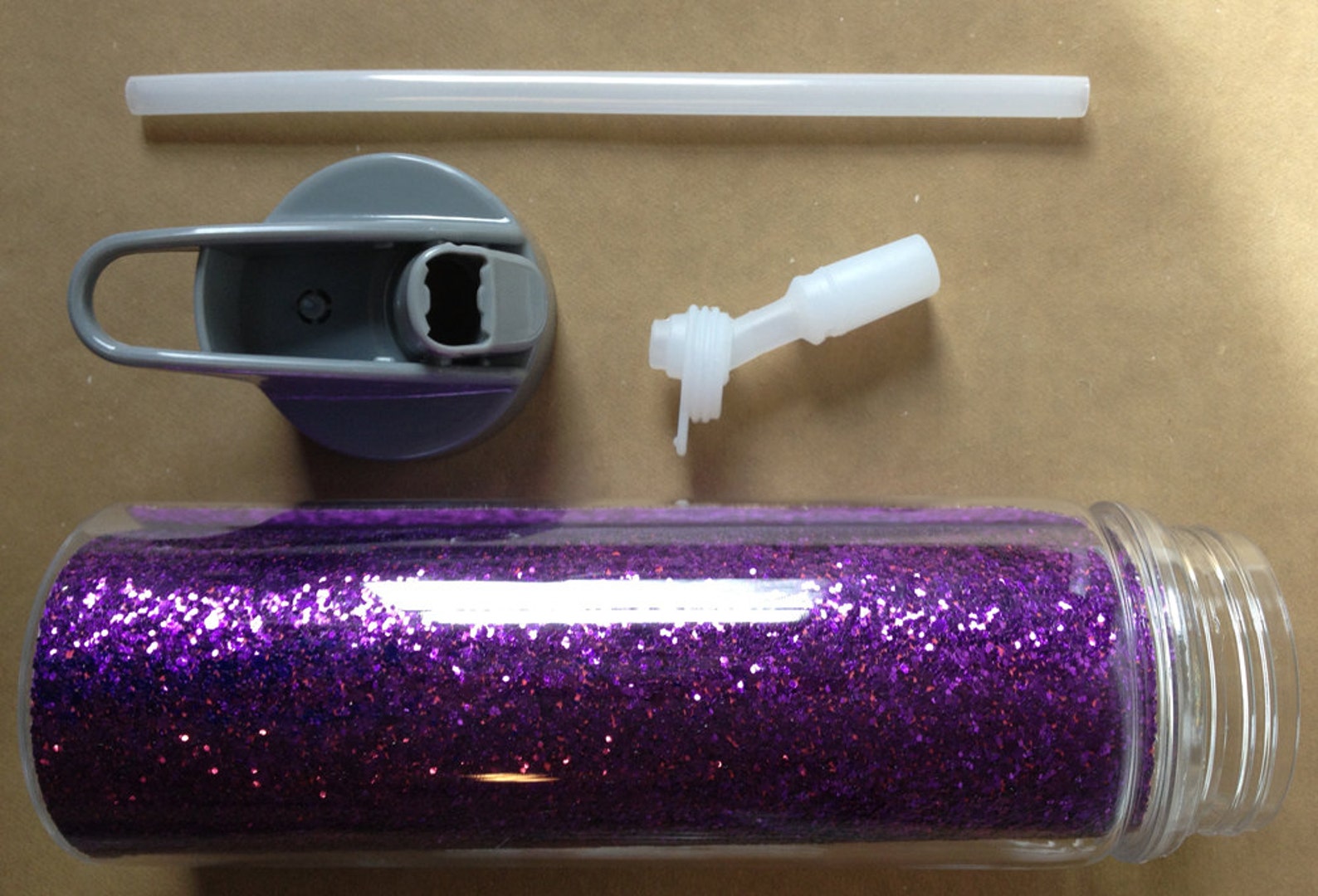 Glitter Water Bottle Personalized Monogram 18oz Double Wall Etsy