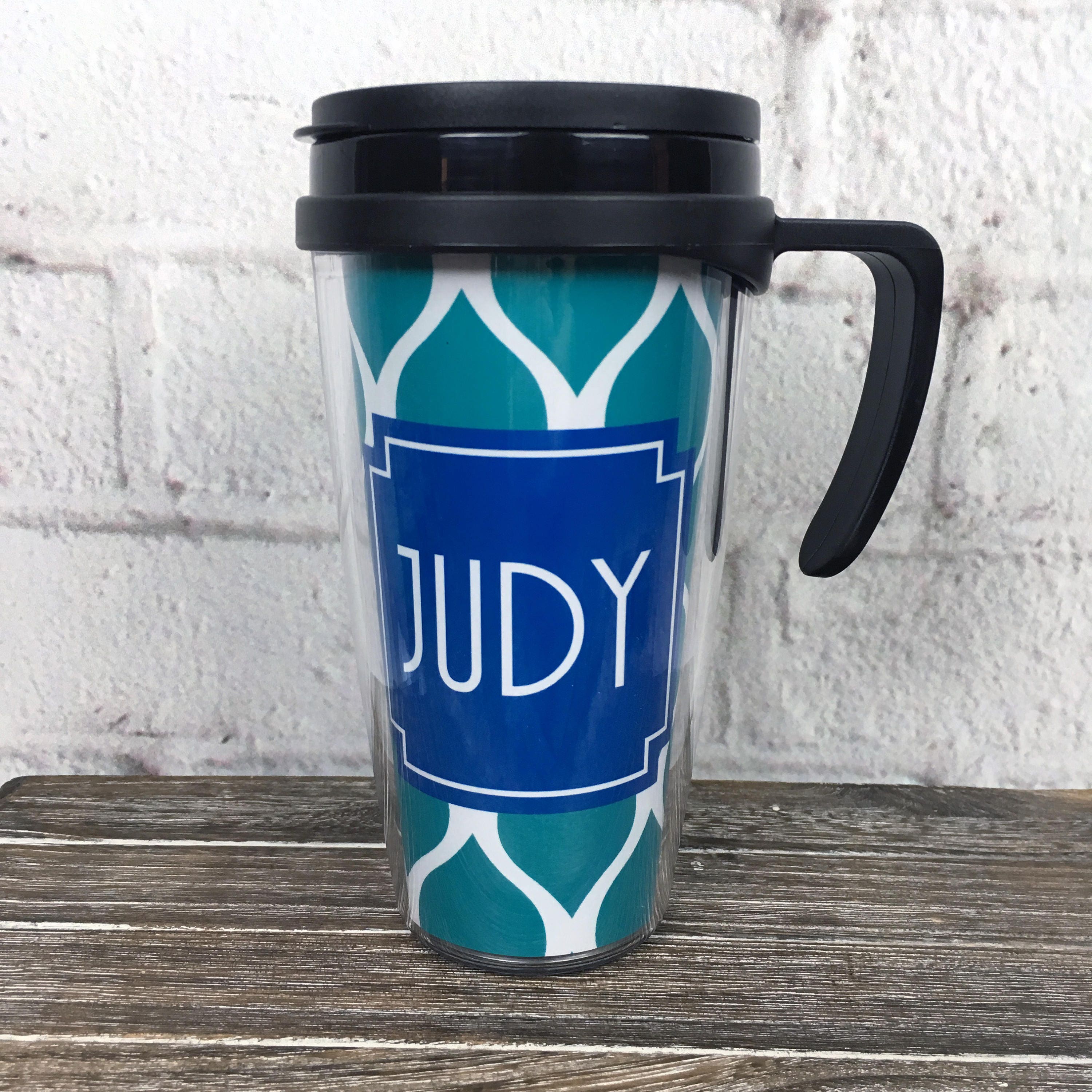 Personalized Travel Mug With Handle Coffee Tumbler Choice of Etsy UK