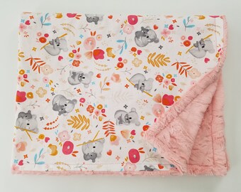 Koala Baby Blanket Etsy