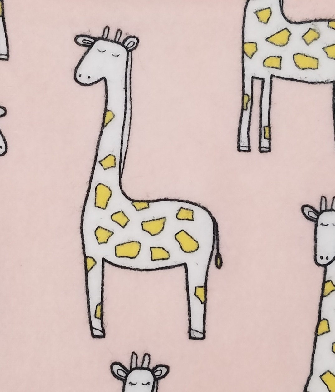 Giraffe Print Handmade Washcloths for Baby set of 3 READY Etsy New