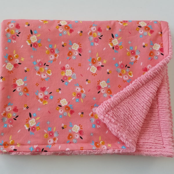 Coral Baby Blanket Etsy