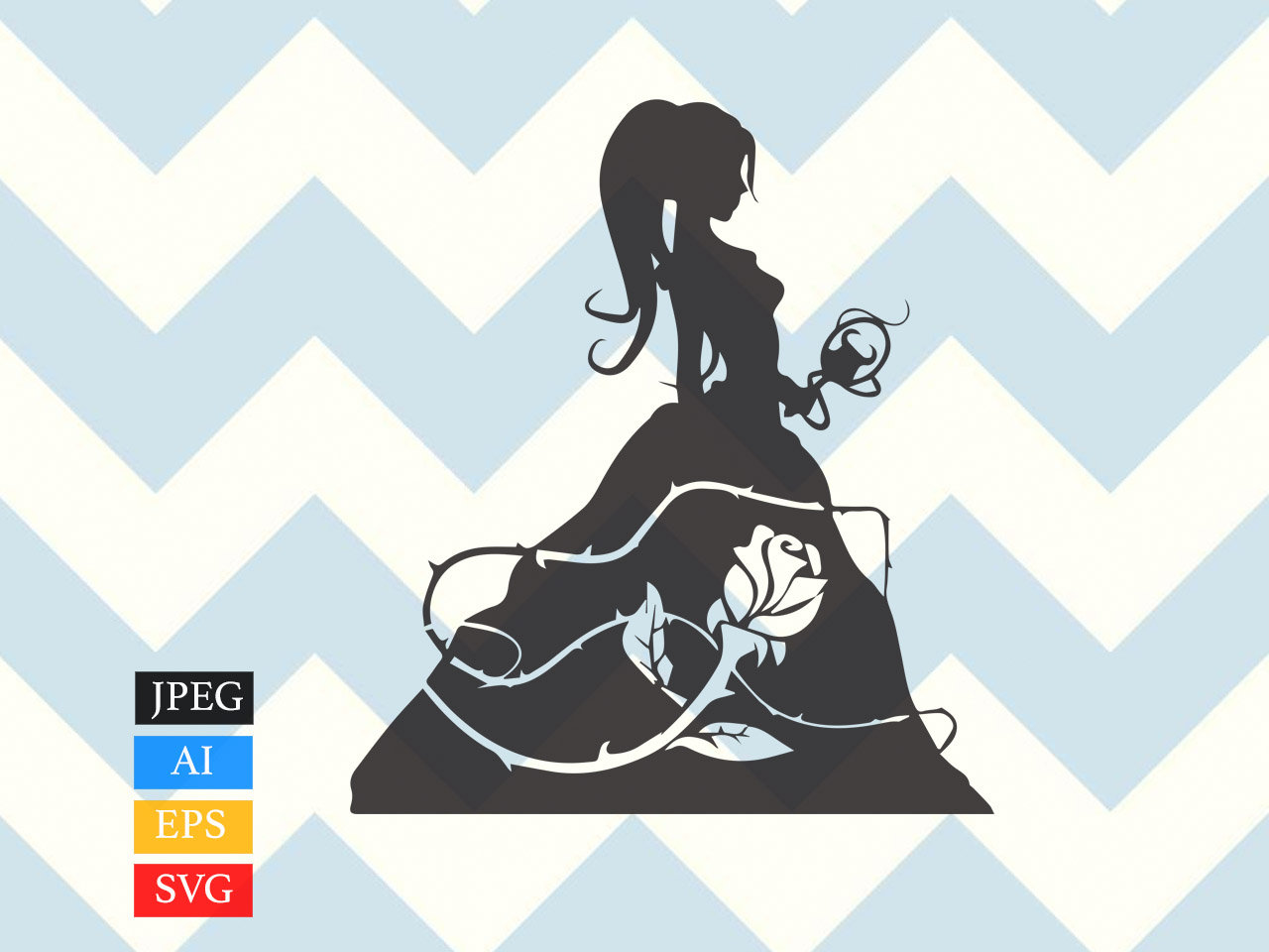 Free Free 169 Disney Belle Svg File SVG PNG EPS DXF File