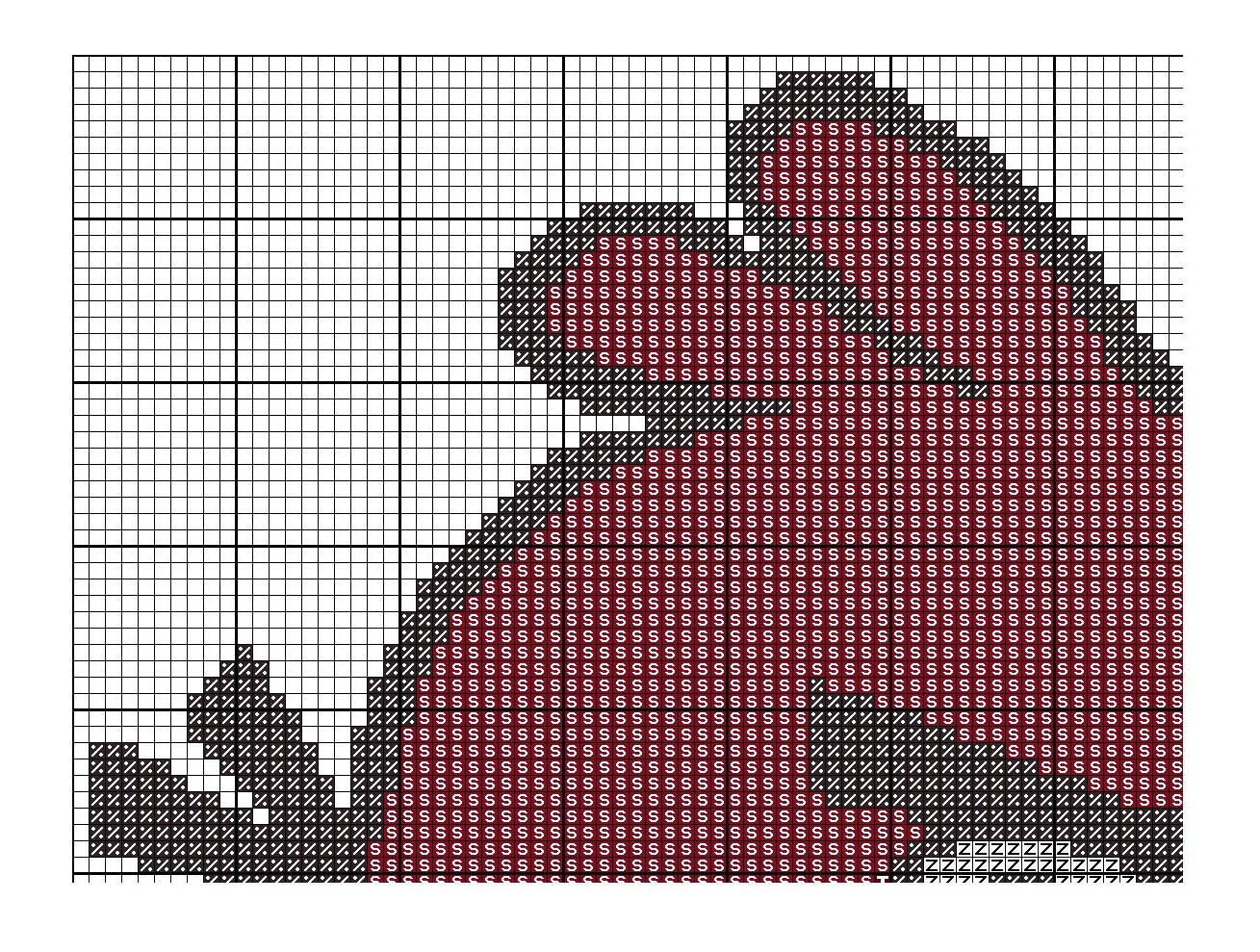Angry Bird Cross Stitch Pattern Pdf File Chart Instant Etsy