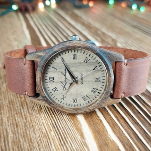 Reloj de madera Reloj de pulsera Reloj de madera mujer Relojes de pulsera Reloj madera Reloj Hecho a mano Reloj grabado Reloj personalizado