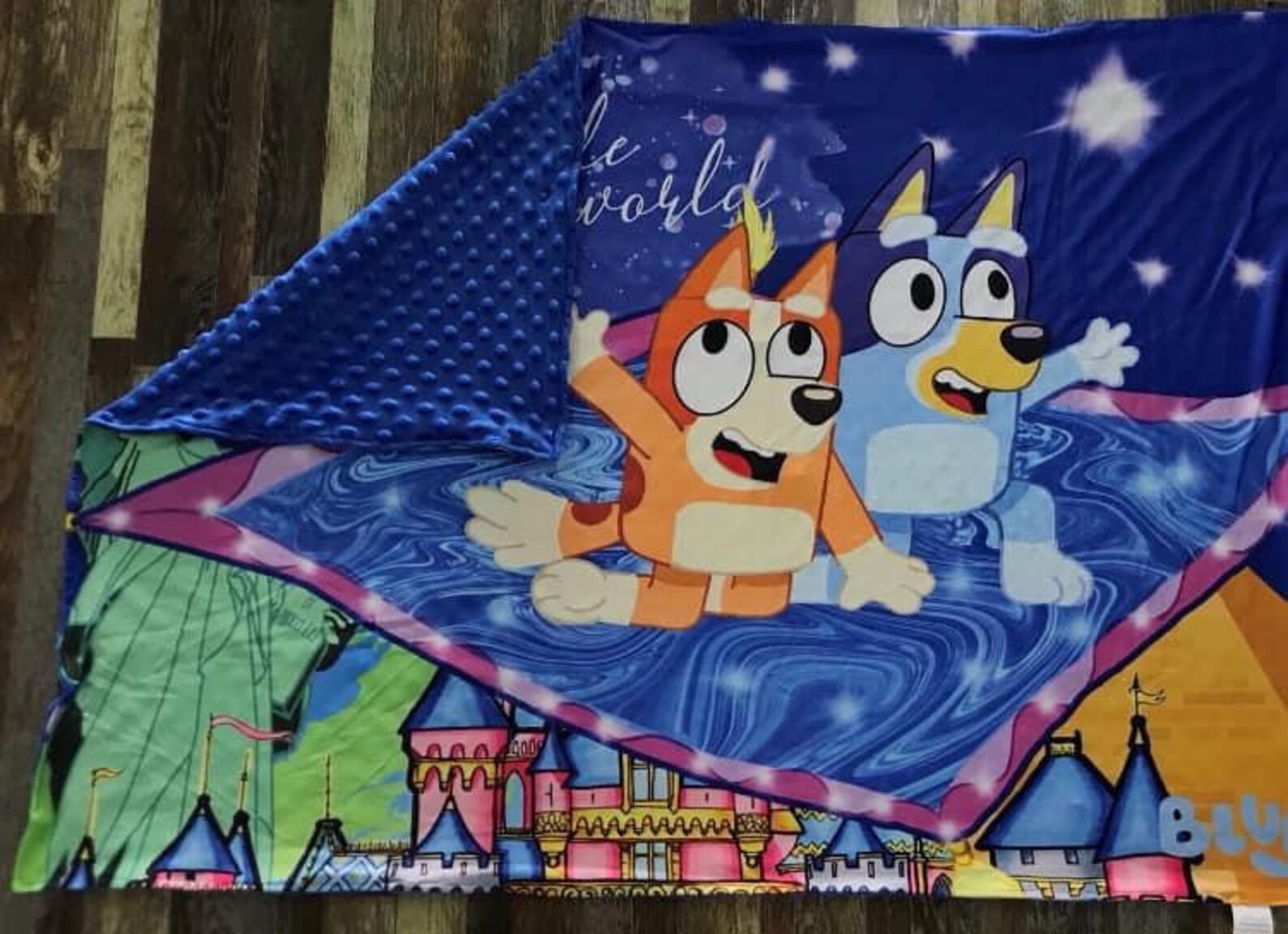 BLUEY blanket bluey kids blanket bluey throw blanket bluey Etsy