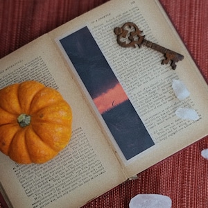 and a child shall lead them handmade laminated bookmark