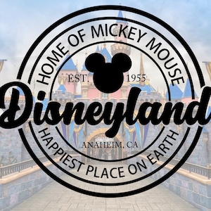 Digital Disneyland Design PNG and SVG file