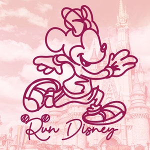 Digital Minimalist Run Minnie Design