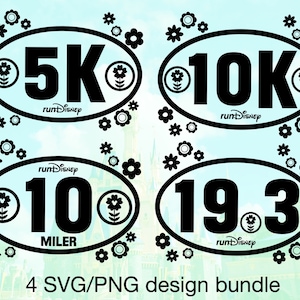 Digital Rundisney SpringTime Surprise 4 Design bundle PNG and SVG file