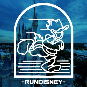 Digital Run Donald Design PNG and SVG file.