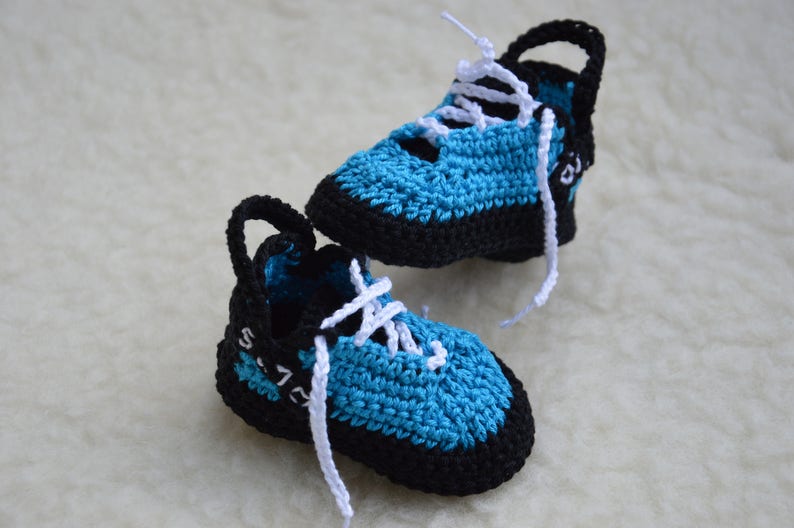 crochet shoes baby 画像 1