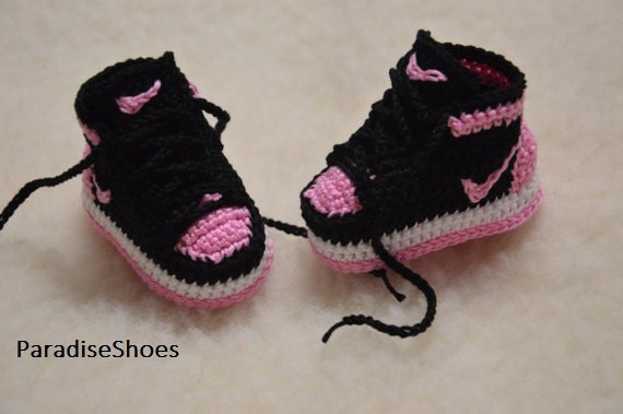 Nike Air Jordan 1 Crochet Baby Botines | Etsy España
