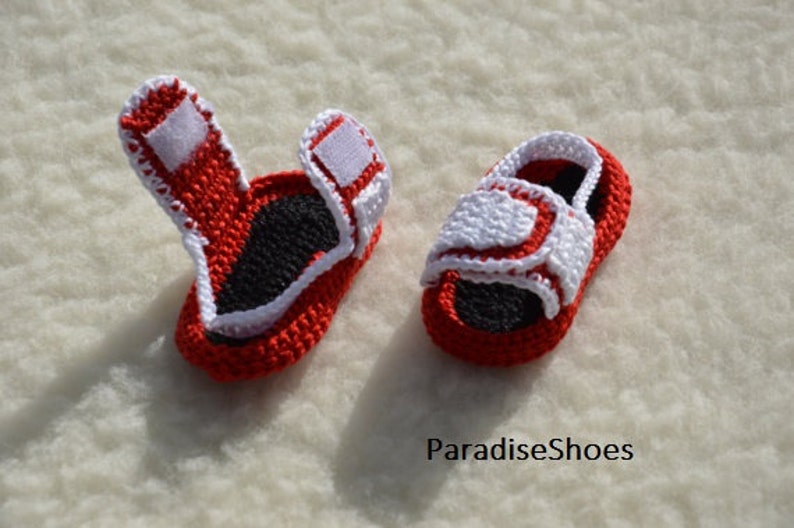 baby crochet jordans