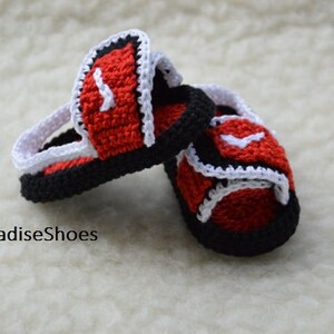 Crochet nike crochet jordan hydro 2 zapatos sandalias de | Etsy España