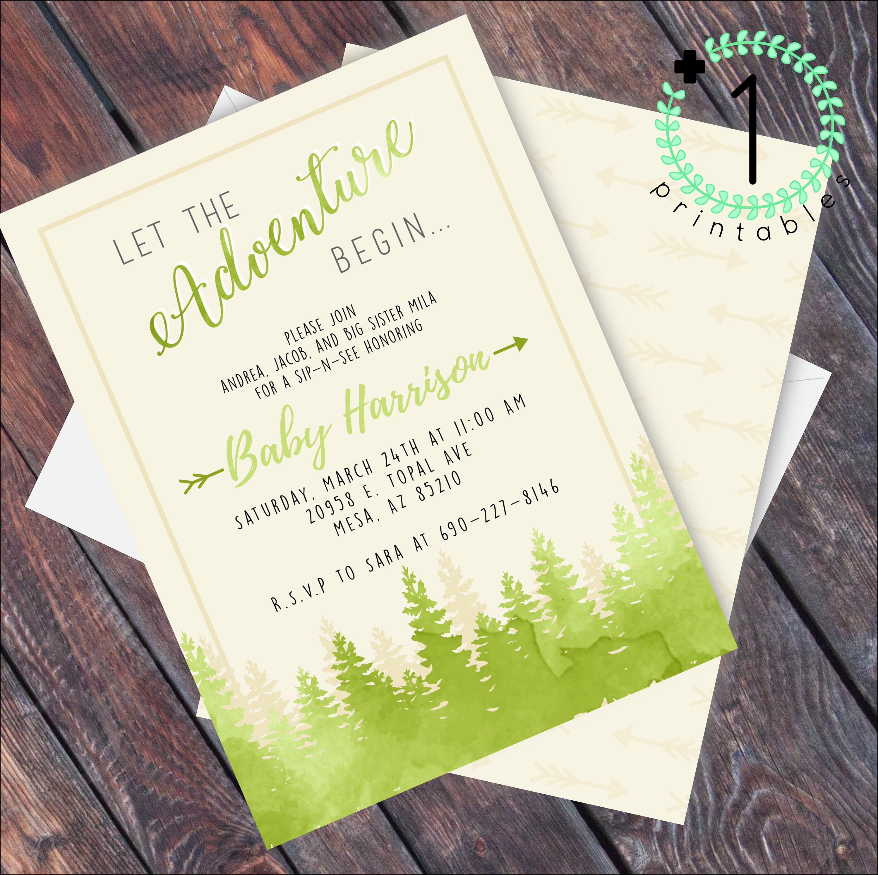 Digital Download DIY Printable Let the Adventure Begin New - Etsy
