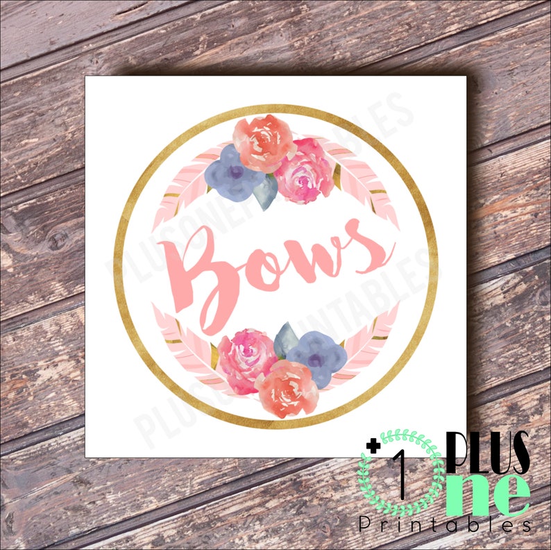 Instant Download Bows or Arrows Printable Bows or Arrows Cake Topper ...