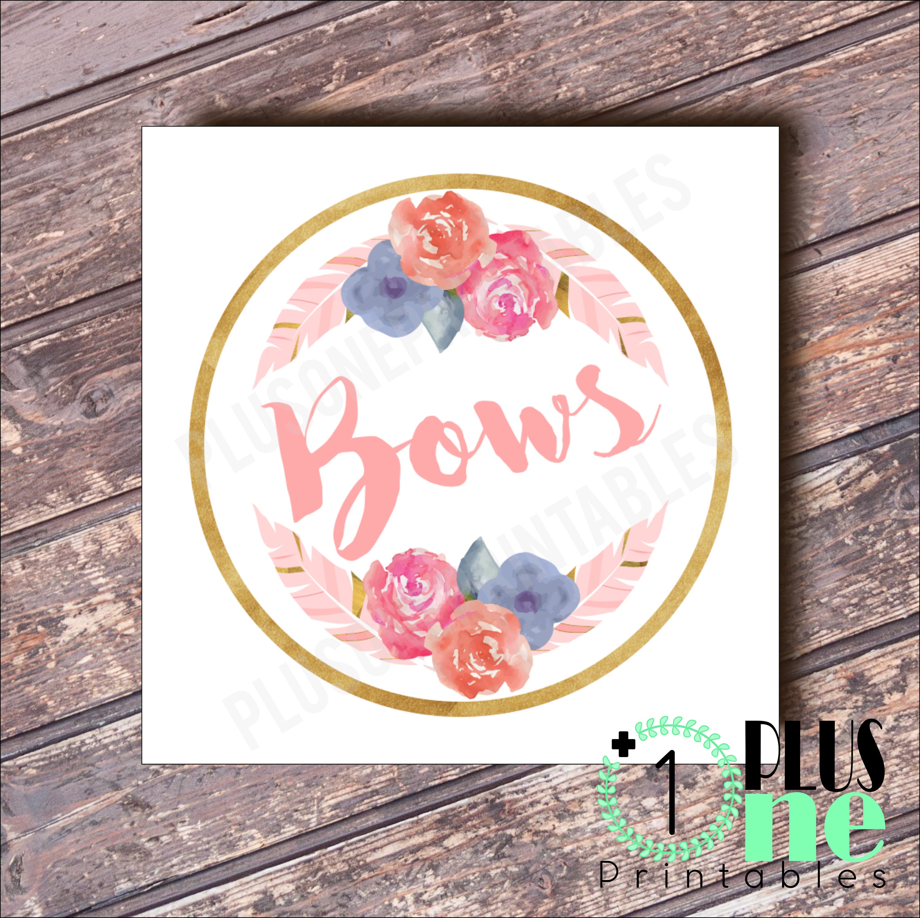 Instant Download Bows or Arrows Printable Bows or Arrows Cake Topper ...