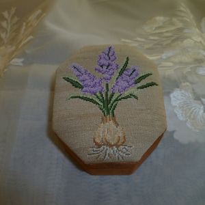 Octagonal Satin Covered Box