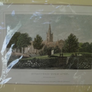 Hand Colored Antique Engraving Originally 60.00 - 0n sale for 40.00