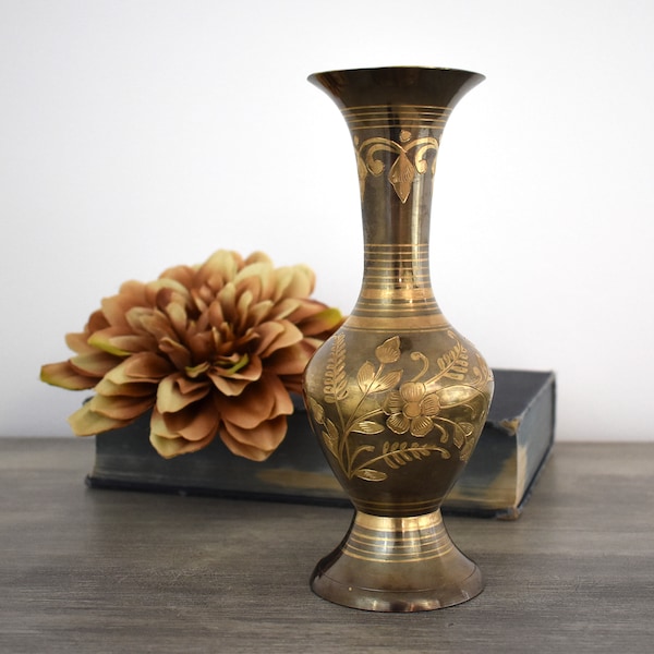 Brass Vase Etsy