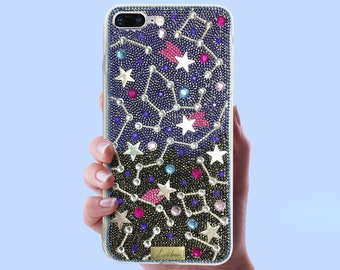 Stars Constellations phone case, zodiac phone cover, personalized space phone case, iphone 11 iphone XR iphone xs max iphone 1 samsung s20