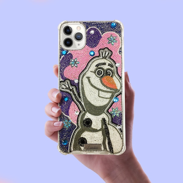 Disney Frozen Olaf Phone Case Disney gifts For iPhone 12, 14Pro Max, XR, iphone 15 plus, samsung s22 plus, samsung s23 ultra, iphone 13