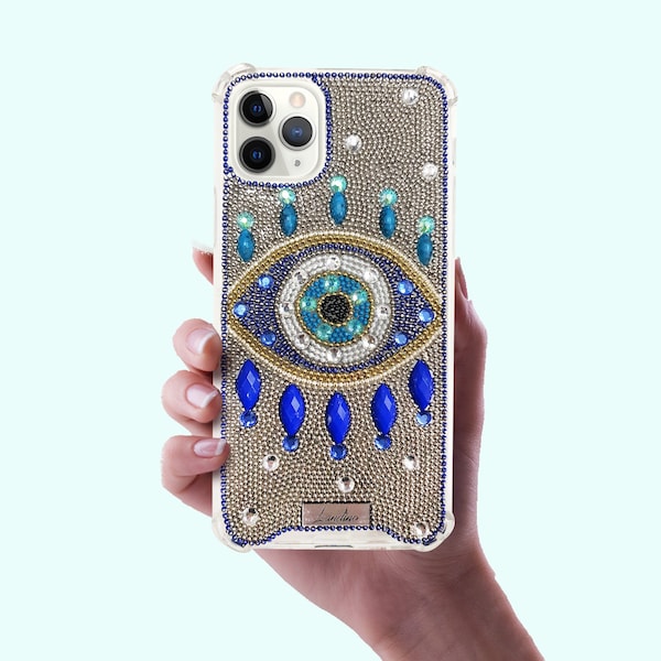 Funda de teléfono de mal de ojo funda de protección de amuleto iPhone cubierta 14 pro max Galaxy caso samsung s23 ultra nota 20 iphone 15 pro max caso iphone 13