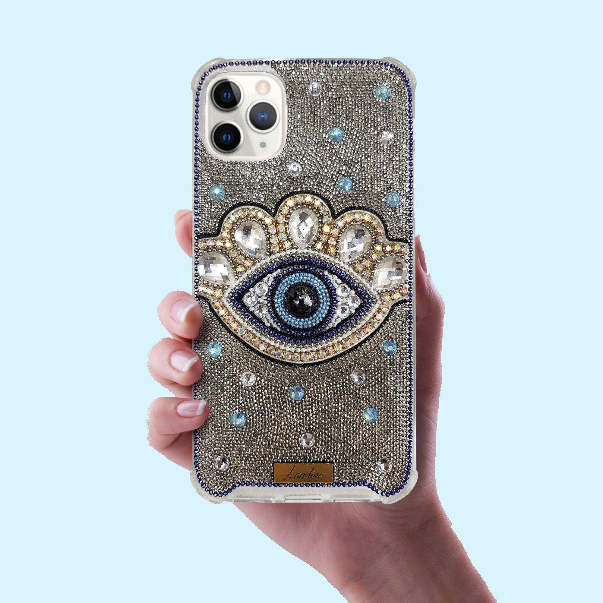Evil eye phone case amulet protection talisman cover iphone 12 Etsy