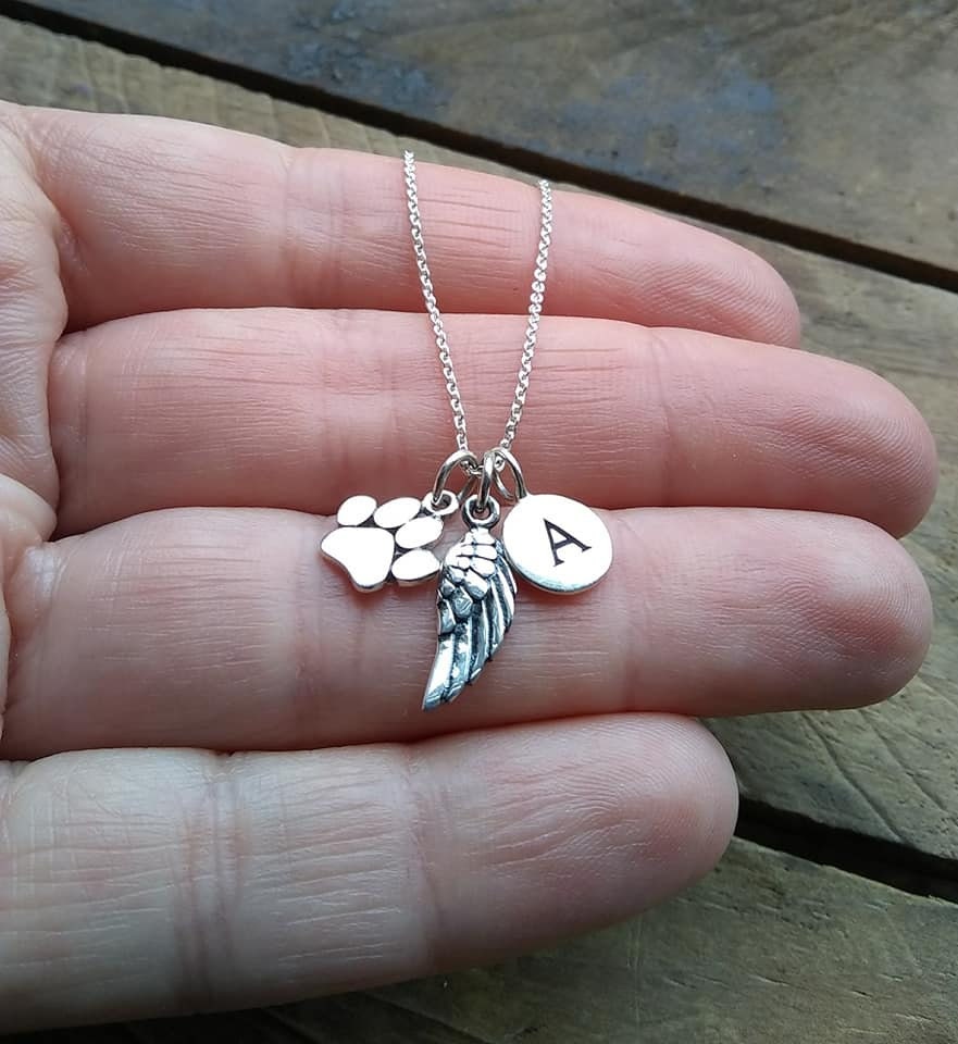 Pet Memorial Necklace, Dog Memorial Necklace, Cat Memorial ...