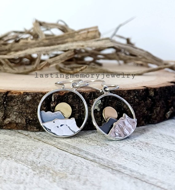 Etsy mountain earrings deals