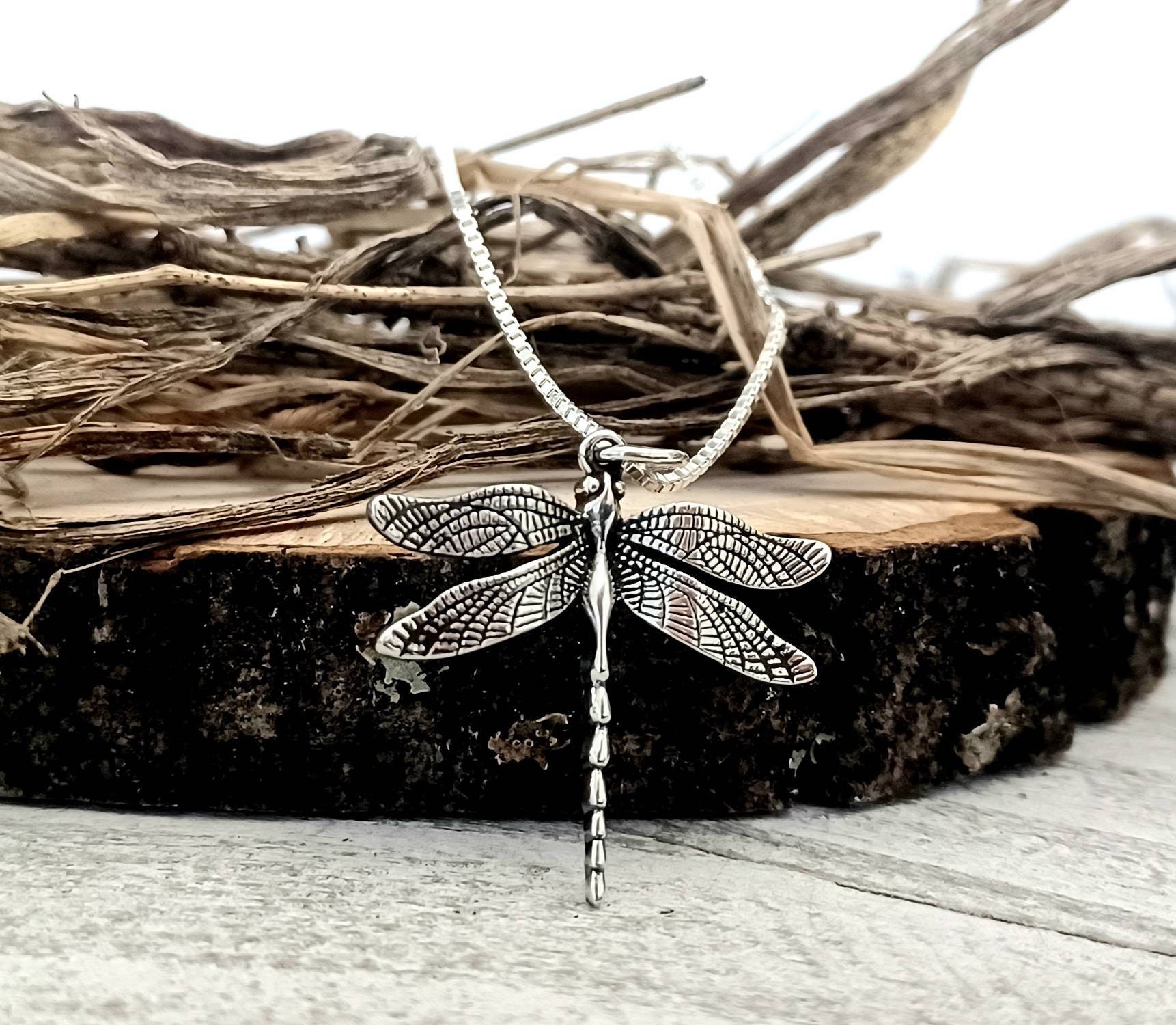 Sterling silver 2024 dragonfly jewelry