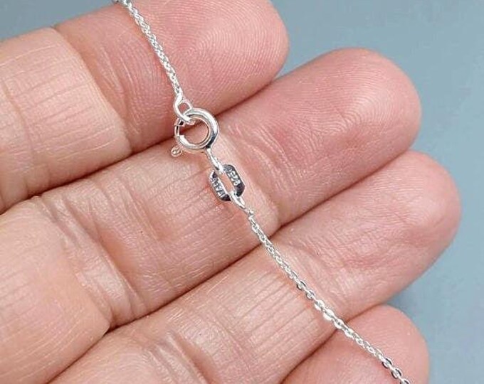 Sterling Silver Chain, Thin Cable Chain, Dainty Silver Chain, Sterling Silver Necklace, Necklaces for women, Original chains