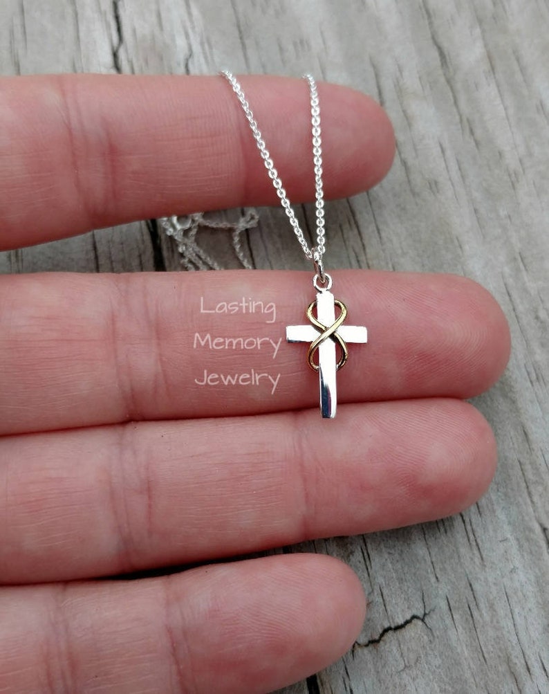 Real 925 Sterling Silver Cross Pendant Necklace Chain .925 SOLID SILVER Jewelry